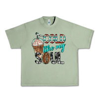 Oil Green cold like my soul with coffee Urban Heavy Tee - BarkalooDesign