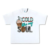 White cold like my soul with coffee Urban Heavy Tee - BarkalooDesign