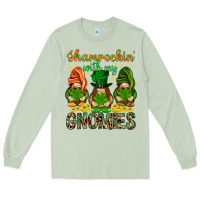 Matcha shamrockin with my gnomies Long Sleeve Tee - NancyCooperArtShop