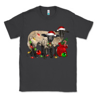 Smoke Christmas Suffolk Sheep And Baby Suffolk Sheep Classic Tee - LillyAllenDesigns
