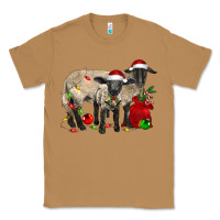 Toasted Coconut Christmas Suffolk Sheep And Baby Suffolk Sheep Classic Tee - LillyAllenDesigns