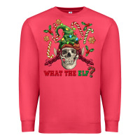 Cardinal what the elf skull Premium Sweatshirt - FaDigitalArtStudio