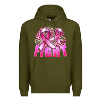 Army Green fight cancer Premium Hoodie - FaDigitalArtStudio
