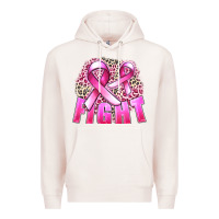 Pale Pink fight cancer Premium Hoodie - FaDigitalArtStudio
