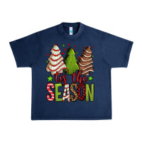 Navy tis the season christmas cakes Urban Heavy Tee - Jasminsmagicworld