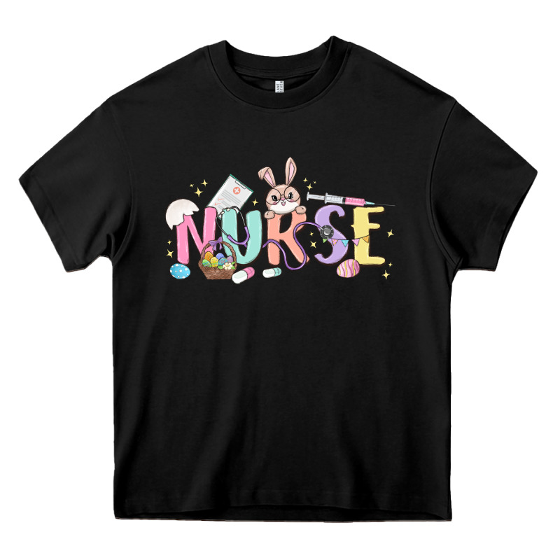 Easter Nurse Heavy Core Tee by MaliasSmallBusiness | Teevron
