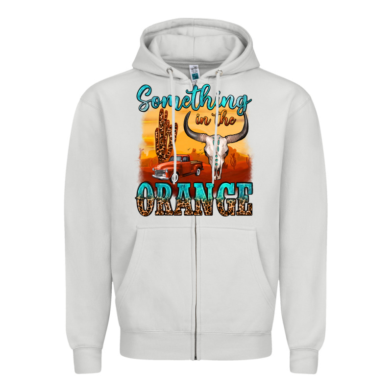 Something In The Orange Zipper Hoodie by OliviaCreatesArt | Teevron