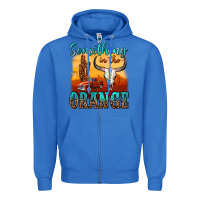 True Royal something in the orange Zipper Hoodie - OliviaCreatesArt