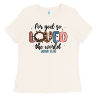 Bone for god so loved the world Ladies Tee - MaliasSmallBusiness