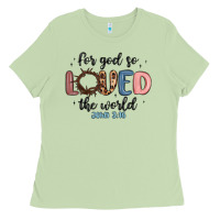 Matcha for god so loved the world Ladies Tee - MaliasSmallBusiness