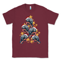 Christmas Tree With Manatee Classic Tee | Teevron