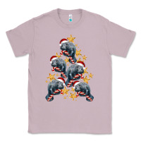 Lilac Christmas Tree With Manatee Classic Tee - LillyAllenDesigns