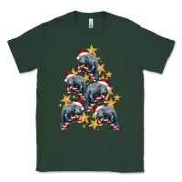 Sports Green Christmas Tree With Manatee Classic Tee - LillyAllenDesigns