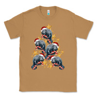 Toasted Coconut Christmas Tree With Manatee Classic Tee - LillyAllenDesigns
