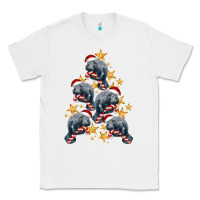 White Christmas Tree With Manatee Classic Tee - LillyAllenDesigns