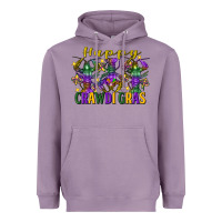 Lavender happy crawdi gras mardi gras crawfish Heavyweight Hoodie - FaDigitalArtStudio