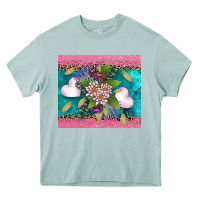 Arona v.d flowers and hearts Heavy Core Tee - AdoDesignShop