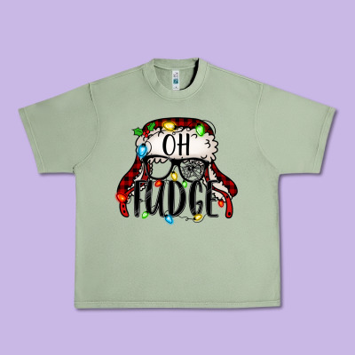 Oh Fudge Christmas Story Urban Heavy Tee Designed By Jasminsmagicworld