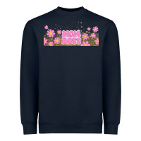 Navy mom boss daisies Heavyweight Sweatshirt - TumblerDesignByShophia
