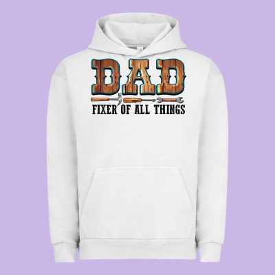 Dad Fixer Of All Things Urban Hoodie Designed By Lillyallendesigns