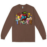 Chestnut a teacher Long Sleeve Tee - NancyCooperArtShop