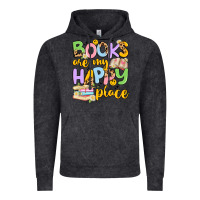 Vintage Black books are my happy place Vintage Hoodie - Artiststas