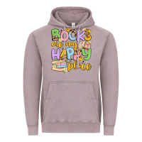 Vintage Zinc books are my happy place Vintage Hoodie - Artiststas