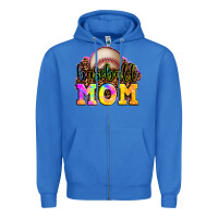 True Royal baseball mom Zipper Hoodie - OliviaCreatesArt