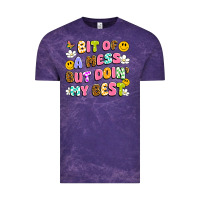 Cloud Purple bit of a mess but doin' my best Vintage Tee - Artiststas