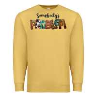 Antique Gold Somebody's Problem Premium Sweatshirt - FaDigitalArtStudio
