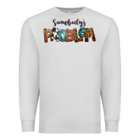 Dove Grey Somebody's Problem Premium Sweatshirt - FaDigitalArtStudio