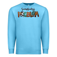 Ocean Blue Somebody's Problem Premium Sweatshirt - FaDigitalArtStudio