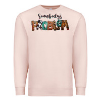 Pale Pink Somebody's Problem Premium Sweatshirt - FaDigitalArtStudio