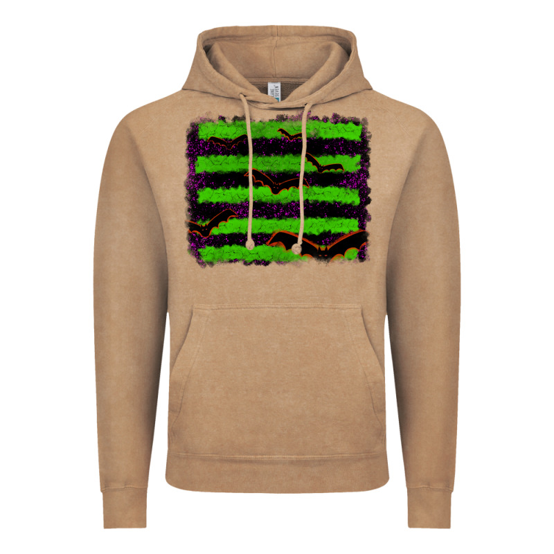 Halloween With Bat Backround Vintage Hoodie by RanaPortraitStore | Teevron