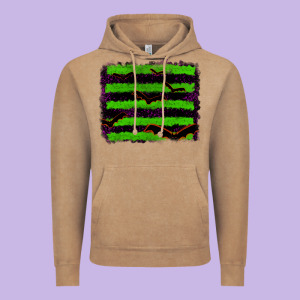 Halloween With Bat Backround Vintage Hoodie Designed By Ranaportraitstore