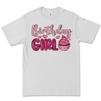 Dove Grey birthday girl cupcake Premium Tee - MaliasSmallBusiness