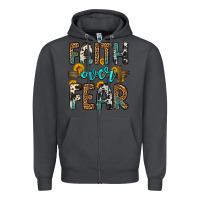 Smoke faith over fear Zipper Hoodie - OliviaCreatesArt