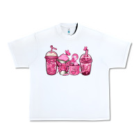 White breast cancer coffee Urban Heavy Tee - Jasminsmagicworld