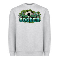Heather Grey Wild about Soccer Heavyweight Sweatshirt - HowdyJamesFarm