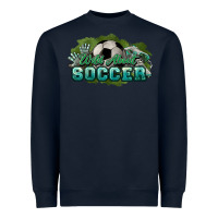Navy Wild about Soccer Heavyweight Sweatshirt - HowdyJamesFarm