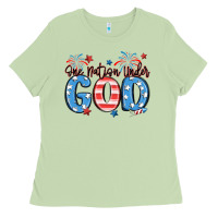 Matcha one nation under god Ladies Tee - MaliasSmallBusiness