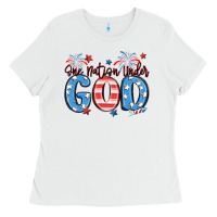 One Nation Under God Ladies Tee | Teevron