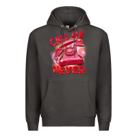 Smoke Call me never Premium Hoodie - FaDigitalArtStudio