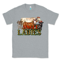 Heather Grey all the jingle ladies christmas cows Classic Tee - LillyAllenDesigns
