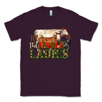 Plum all the jingle ladies christmas cows Classic Tee - LillyAllenDesigns