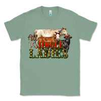 Sage all the jingle ladies christmas cows Classic Tee - LillyAllenDesigns