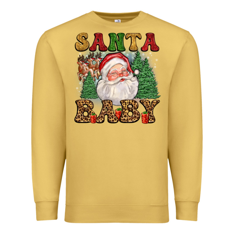 Santa Baby Premium Sweatshirt by FaDigitalArtStudio | Teevron