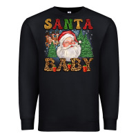 Black santa baby Premium Sweatshirt - FaDigitalArtStudio