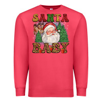 Cardinal santa baby Premium Sweatshirt - FaDigitalArtStudio