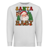 Dove Grey santa baby Premium Sweatshirt - FaDigitalArtStudio